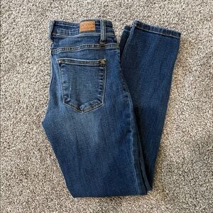 Judy Blue Dark Wash Straight Leg Jeans slim fit